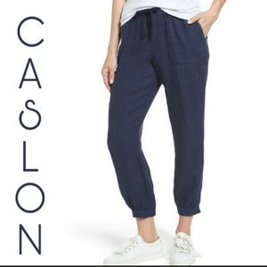 Caslon Linen Jogger Pants Size xs